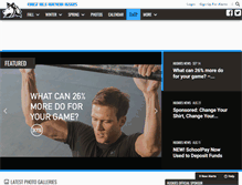 Tablet Screenshot of fhnsports.com